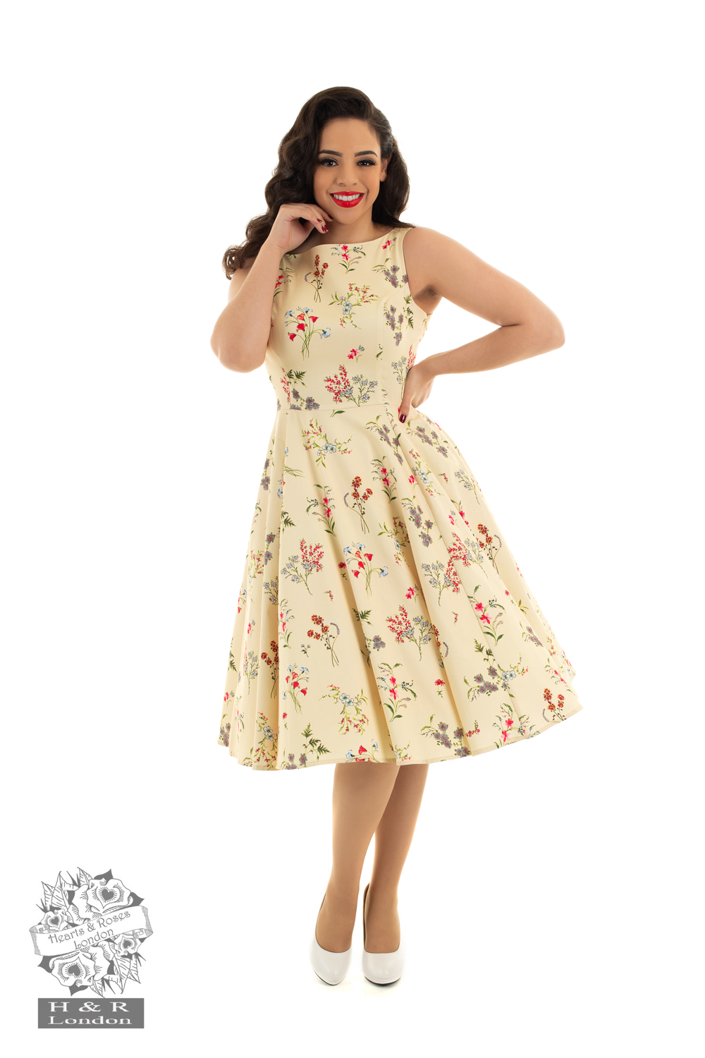 Petra Floral Swing Dress